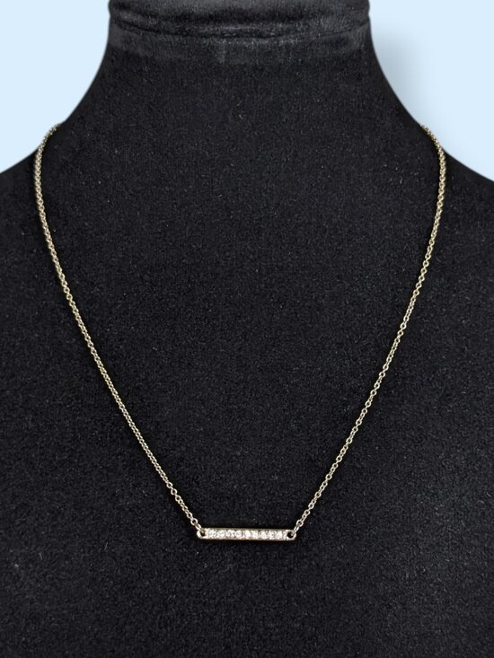 LOFT Jewelry - (2/$20) LOFT White Rhinestone Pendant Necklace